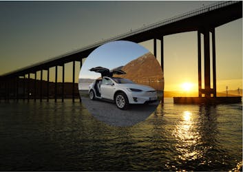 Частная Полуночное солнце туры в Тромсе на машине TeslaX